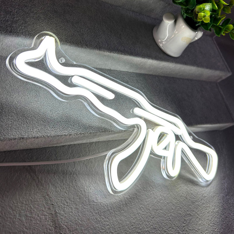 Counter-Strike neon decoration lights up the gaming room, making birthday gifts more stylish