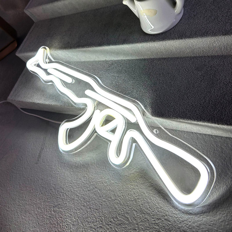 Counter-Strike neon decoration lights up the gaming room, making birthday gifts more stylish