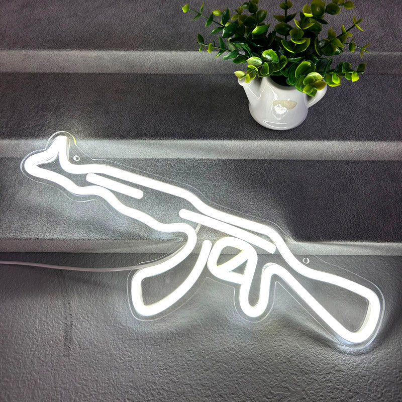 Counter-Strike neon decoration lights up the gaming room, making birthday gifts more stylish