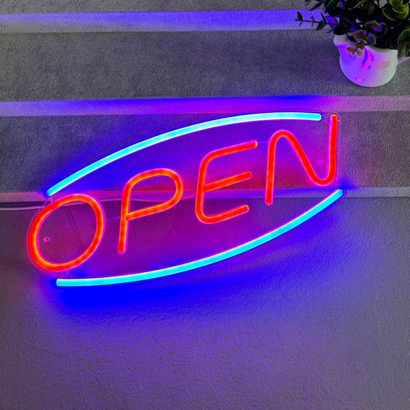 USB powered open sign neon light LED store logo wall light new night neon light suitable for bar store cafe outdoor decoration bedroom lighting